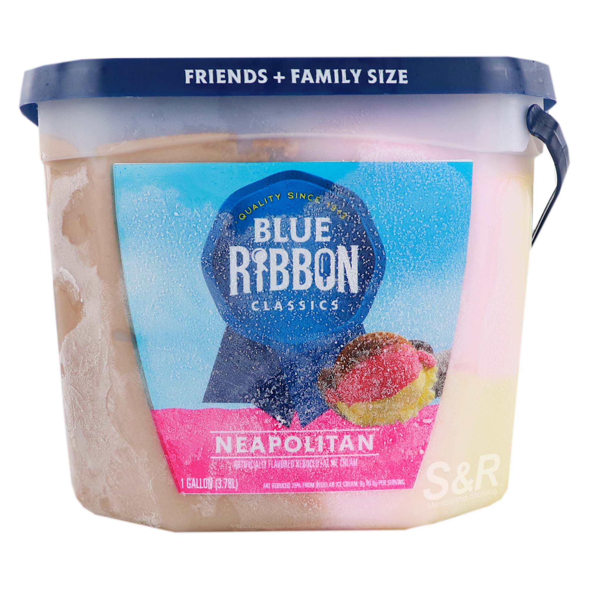 Blue Bunny Ribbon Classics Neapolitan Ice Cream 3.78L
